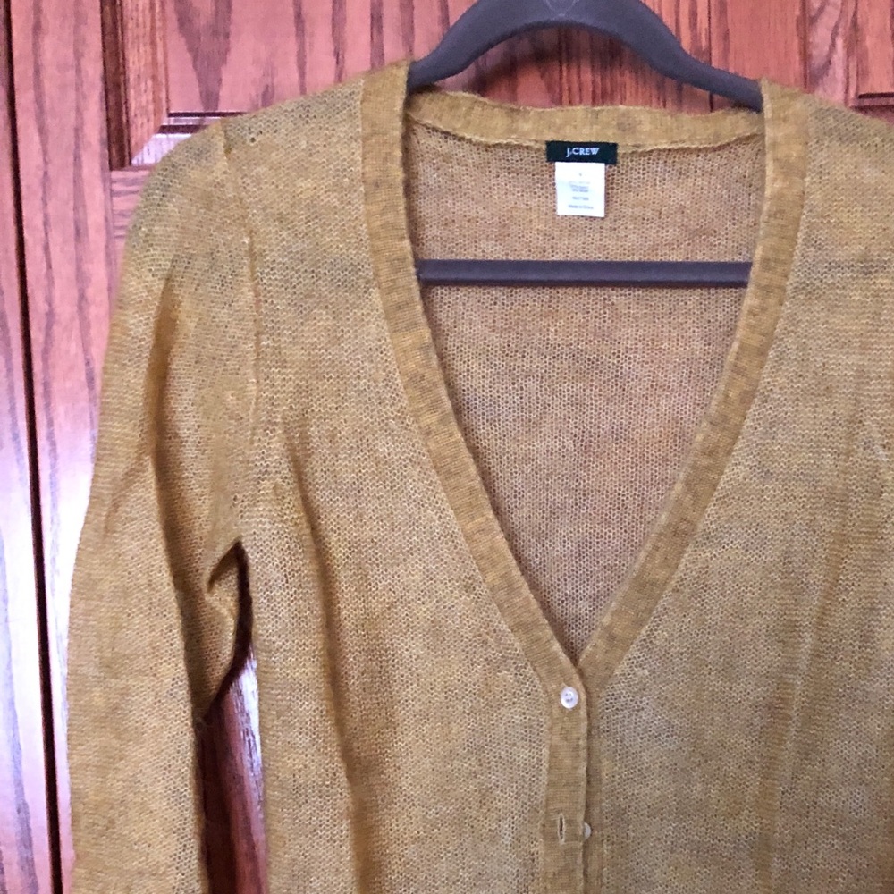 Jcrew mohair cardigan